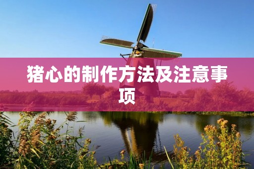 猪心的制作方法及注意事项 猪心的制作方法及注意事项