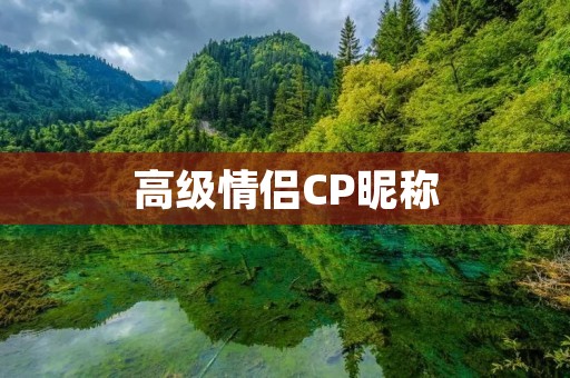 高级情侣CP昵称:如何为你的爱情起一个特别的名字?