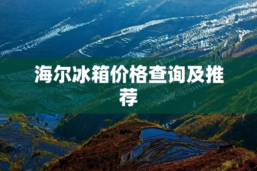 海尔冰箱价格查询及推荐