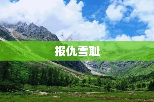  报仇雪耻：一个古老而又永恒的主题 