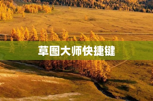 草图**快捷键：让你的设计更高效