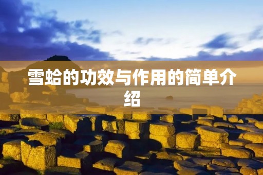 雪蛤的功效与作用的简单介绍