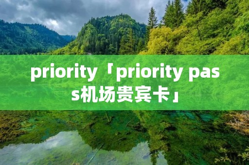 priority「priority pass机场贵宾卡」