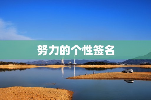 努力的个性签名