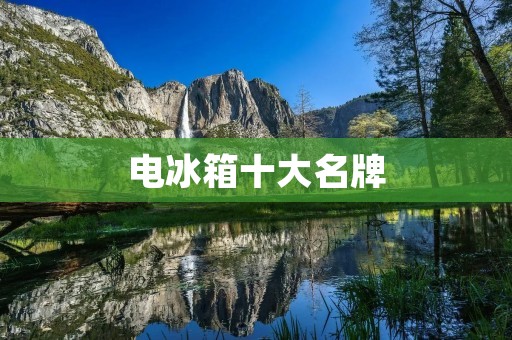电冰箱十大名牌:选购指南及品牌推荐 电冰箱十大名牌:选购指南及品牌推荐