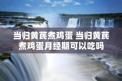 当归黄芪煮鸡蛋 当归黄芪煮鸡蛋月经期可以吃吗