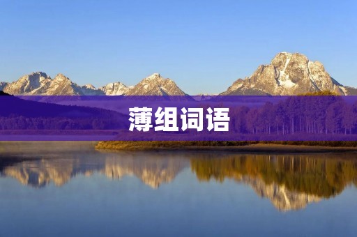 薄组词语:探究薄的多种含义和用法 薄组词语:探究薄的多种含义和用法