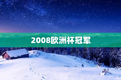 2008欧洲杯冠军：西班牙队的辉煌时刻