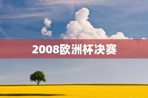 2008欧洲杯决赛:西班牙夺冠的辉煌时刻 2008欧洲杯决赛:西班牙夺冠的辉煌时刻