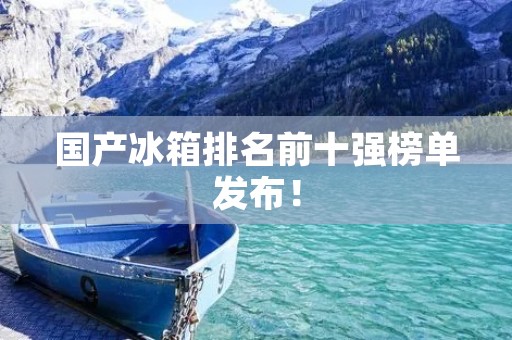 国产冰箱排名前十强榜单发布! 国产冰箱排名前十强榜单发布!