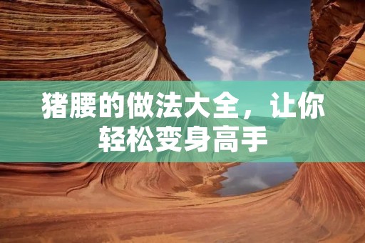 猪腰的做法大全，让你轻松变身高手