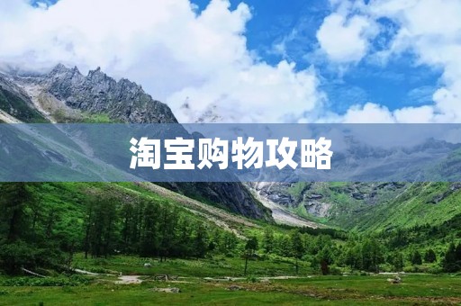 淘宝购物攻略:如何在淘宝上买到好东西? 淘宝购物攻略:如何在淘宝上买到好东西?