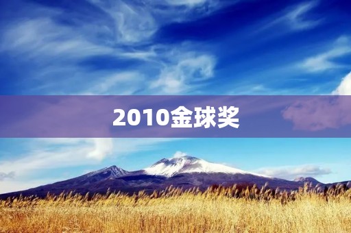 2010金球奖：好莱坞电影的盛会