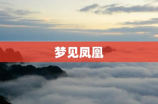 梦见凤凰：预示着什么？