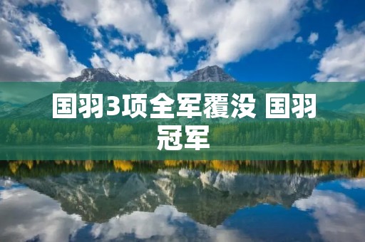 国羽3项全军覆没 国羽冠军 国羽3项全军覆没 国羽冠军