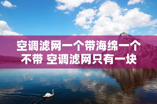 空调滤网一个带海绵一个不带 空调滤网只有一块海绵放在哪边