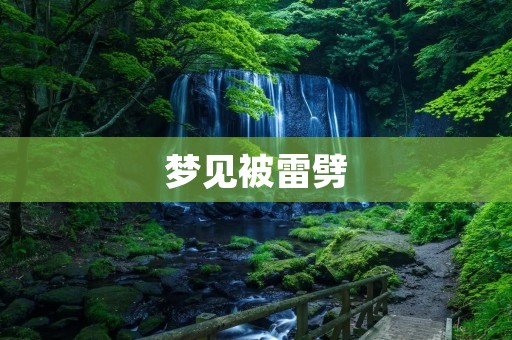 梦见被雷劈:预示着什么?