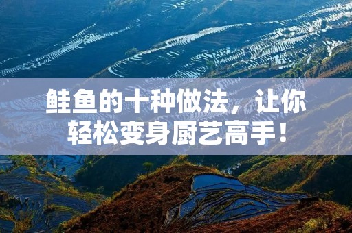 鲑鱼的十种做法，让你轻松变身厨艺高手！