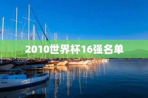 2010世界杯16强名单:强强对决,谁能笑到最后? 2010世界杯16强名单:强强对决,谁能笑到最后?