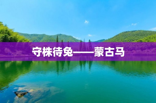 守株待兔——蒙古马