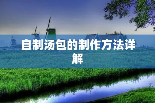 自制汤包的制作方法详解