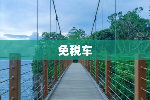 免税车：畅享豪华品质，省钱又省心