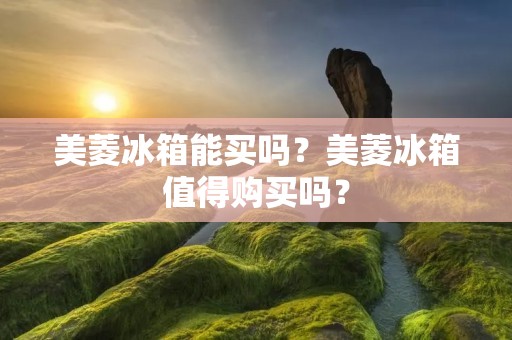 美菱冰箱能买吗？美菱冰箱值得购买吗？