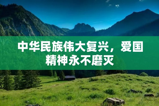 中华民族伟大复兴,爱国精神永不磨灭