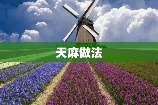 天麻做法:手把手教你如何制作营养丰富的天麻菜谱 天麻做法:手把手教你如何制作营养丰富的天麻菜谱