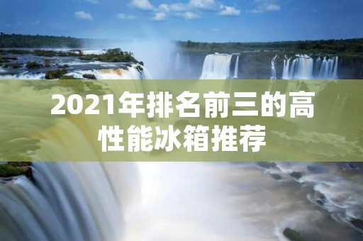 2021年排名前三的高性能冰箱推荐