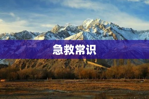 急救常识：为什么学习急救知识很重要？