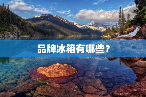 品牌冰箱有哪些？
