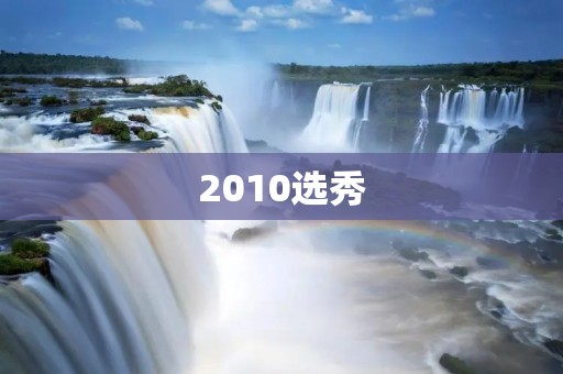 2010选秀：中国娱乐圈的新起点