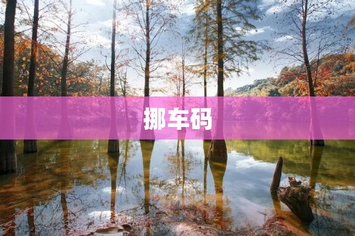 挪车码:让停车变得更简单 挪车码:让停车变得更简单
