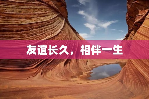 友谊长久，相伴一生