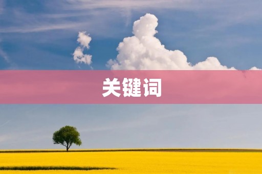 关键词：备注名称