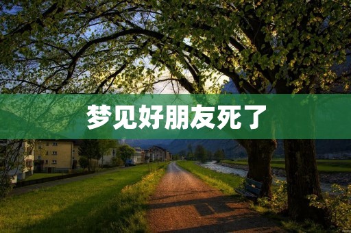 梦见好朋友死了:梦境中的情感解读与心理分析 梦见好朋友死了:梦境中的情感解读与心理分析