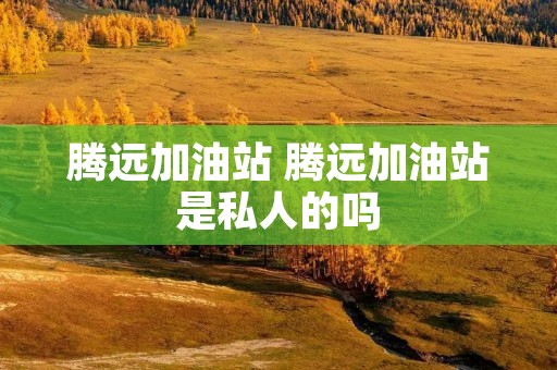 腾远加油站 腾远加油站是私人的吗 腾远加油站 腾远加油站是私人的吗