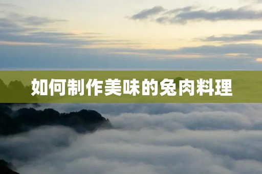 如何制作美味的兔肉料理 如何制作美味的兔肉料理