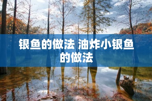 银鱼的做法 油炸小银鱼的做法