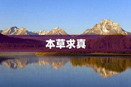 本草求真:中医药文化宝库 本草求真:中医药文化宝库
