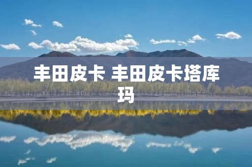 丰田皮卡 丰田皮卡塔库玛 丰田皮卡 丰田皮卡塔库玛