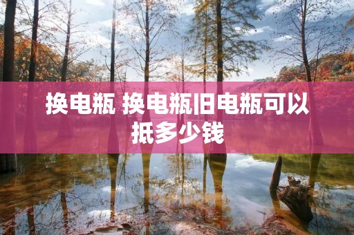 换电瓶 换电瓶旧电瓶可以抵多少钱