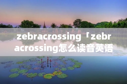 zebracrossing「zebracrossing怎么读音英语」