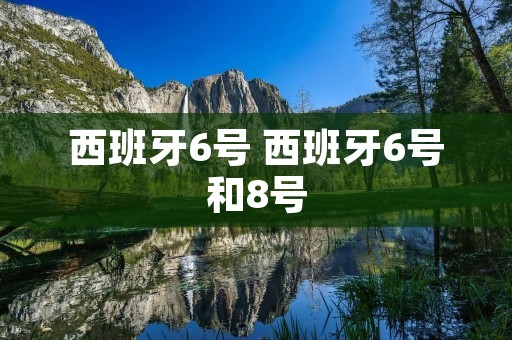西班牙6号 西班牙6号和8号