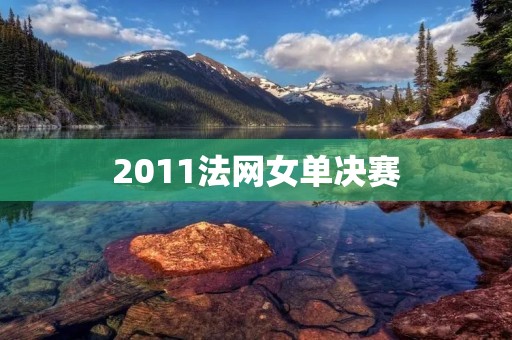 2011法网女单决赛:李娜夺冠,成为中国第一位大满贯冠军 2011法网女单决赛:李娜夺冠,成为中国第一位大满贯冠军