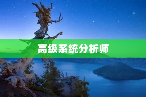 高级系统分析师：职场热门职位，含金量有多高？