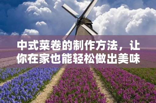 中式菜卷的制作方法,让你在家也能轻松做出美味的菜卷 中式菜卷的制作方法,让你在家也能轻松做出美味的菜卷