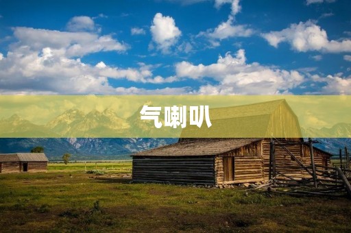 气喇叭：打破宁静的利器
