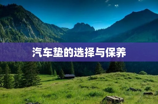 汽车垫的选择与保养 汽车垫的选择与保养